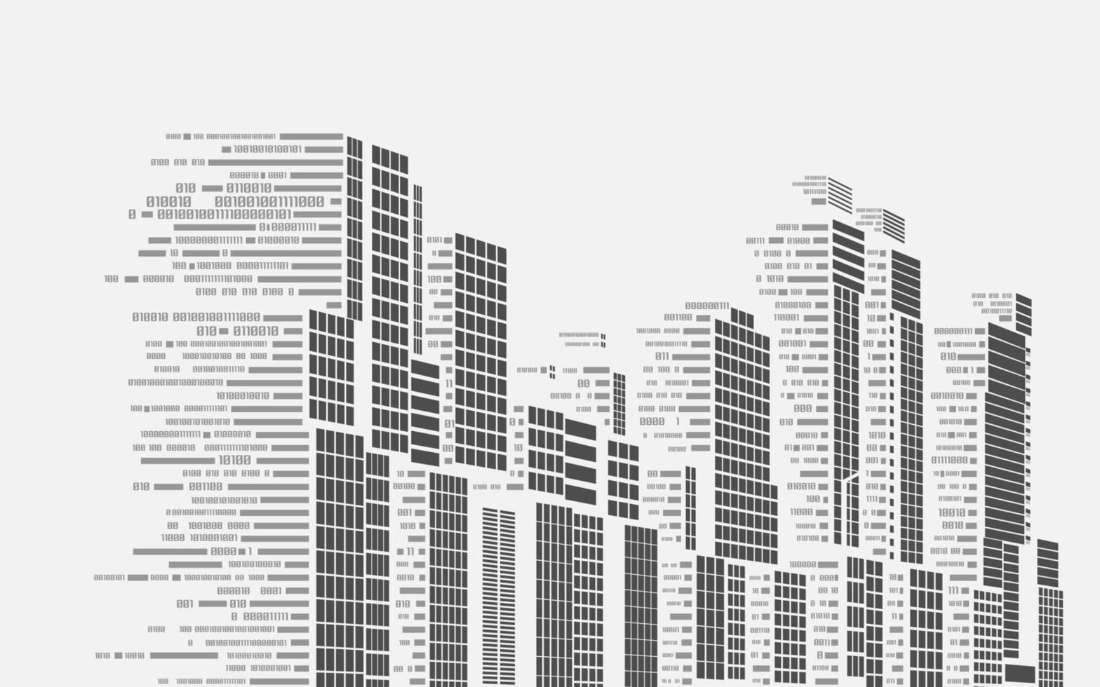 smart buildings digital vector