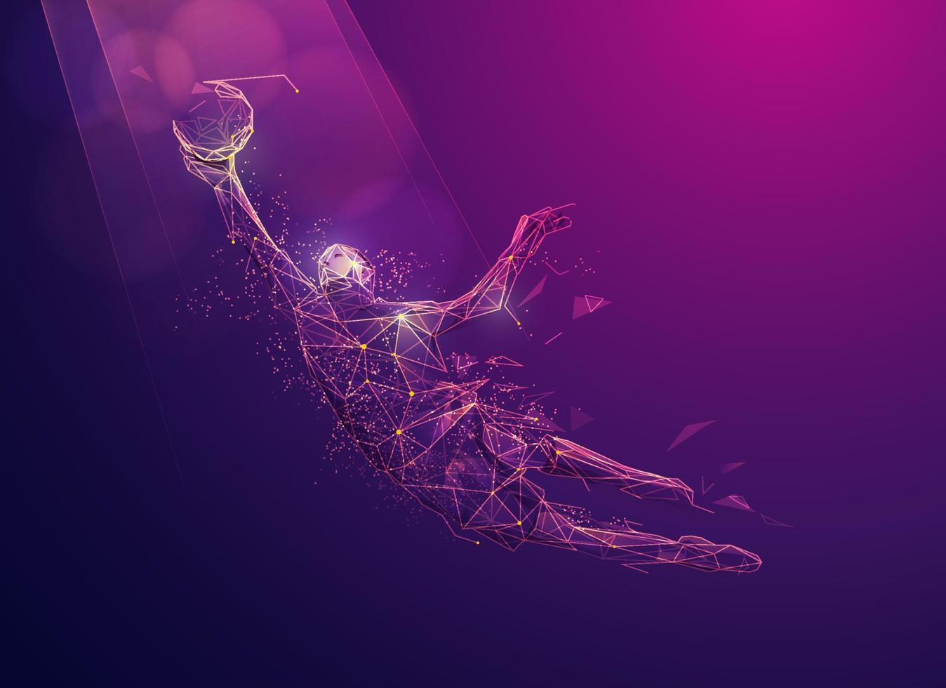 vivid goal keeper vector