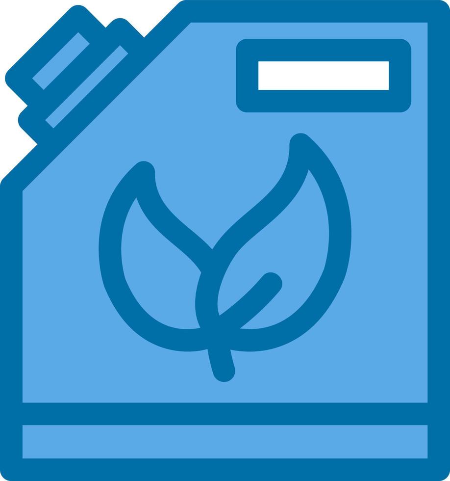 Biofuel Can Flat Icon vector