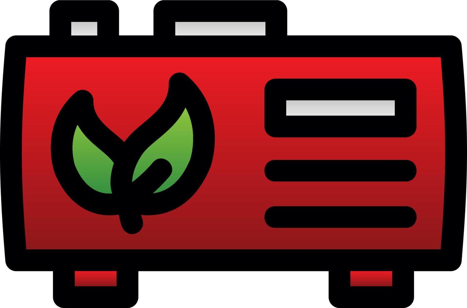 Biogas Flat Icon vector