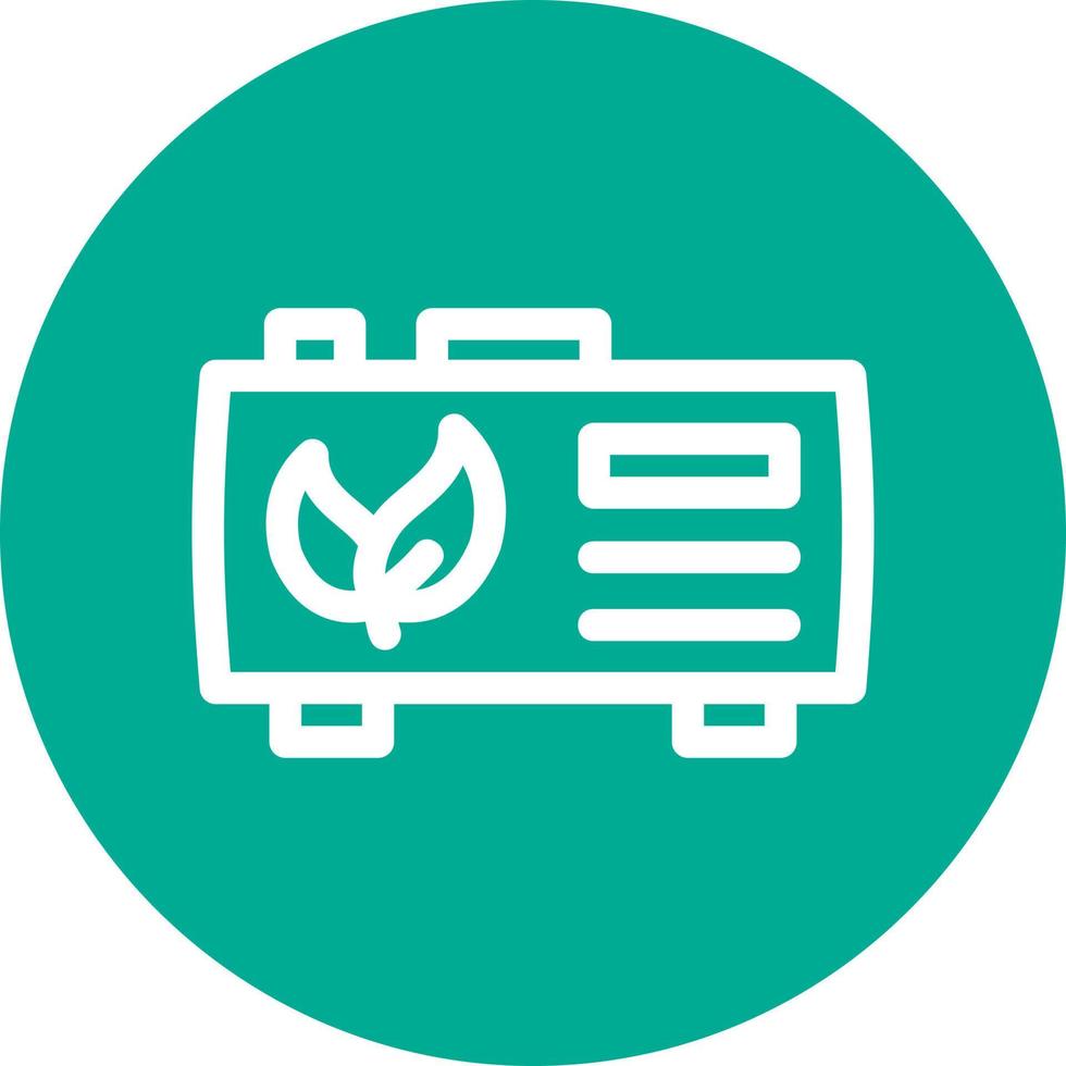 Biogas Flat Icon vector