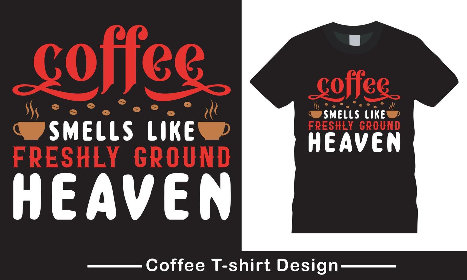 cafe tipografía vector t-shirt design pro