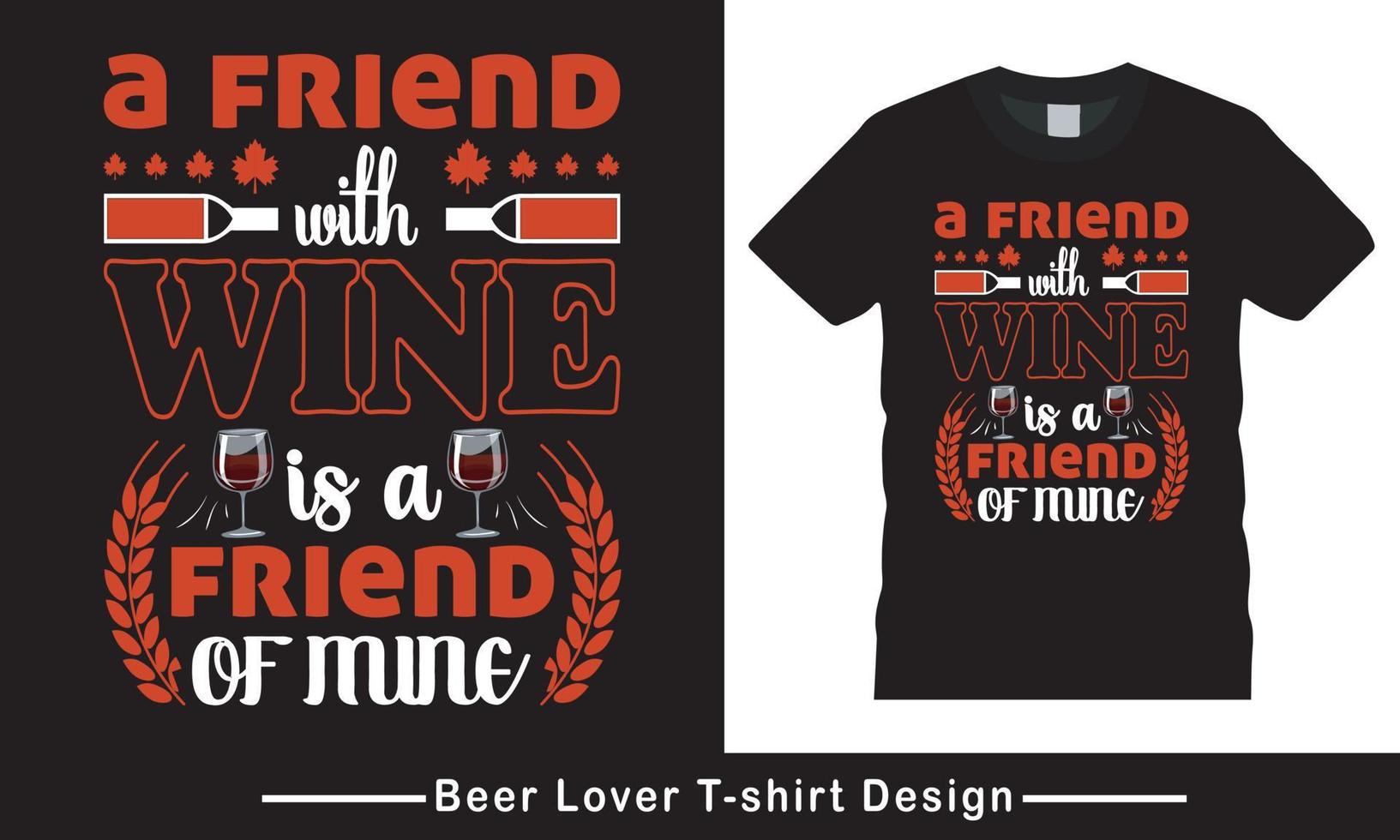 Beer Design Elements, Beer Lover T shirt design Pro Vector