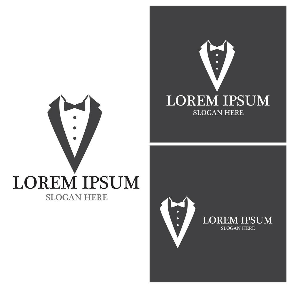 Tuxedo icon and symbol vector template