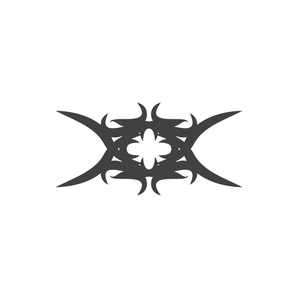 Tribal tattoo sing and symbol vector