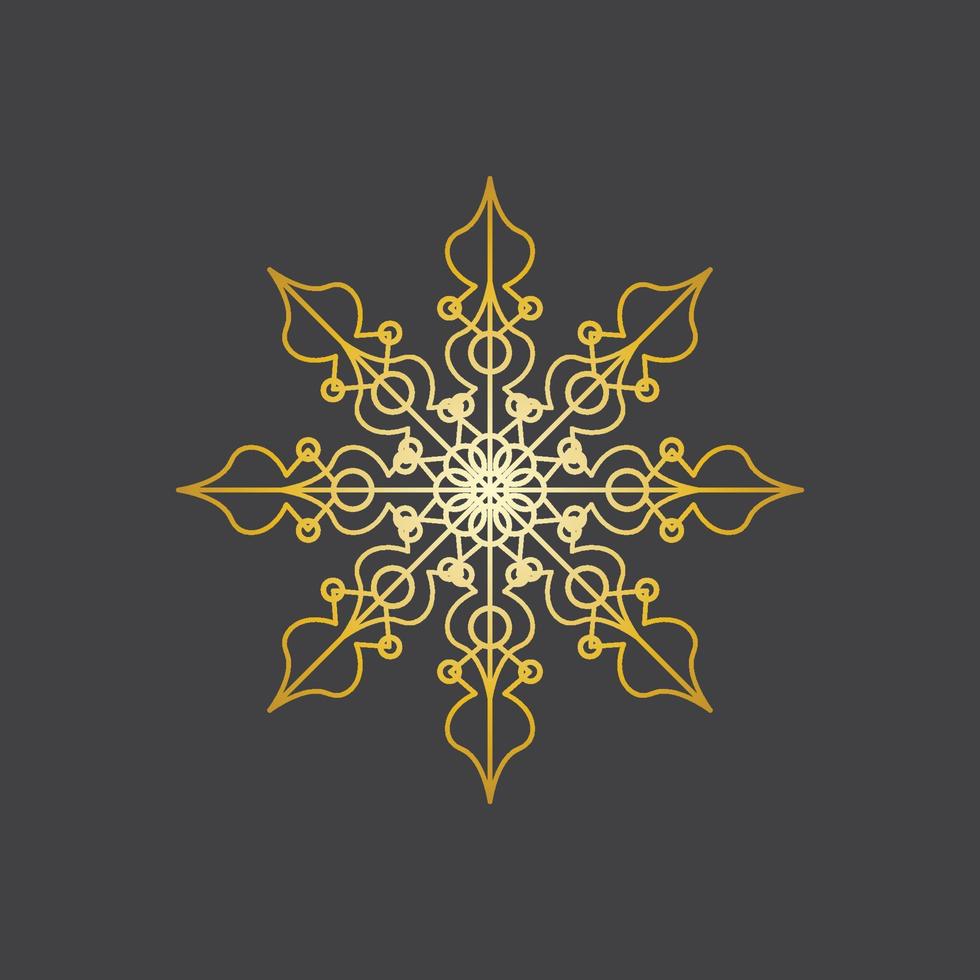 Mandala logo design vector illustration