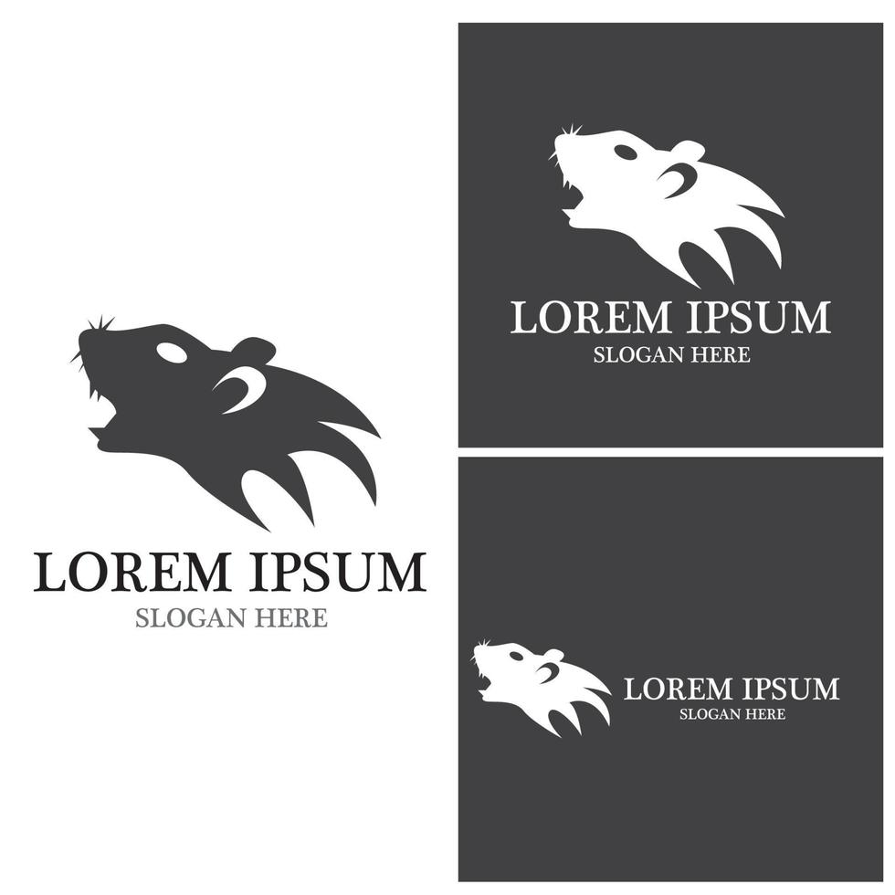 Rat icon and symbol vector illustration