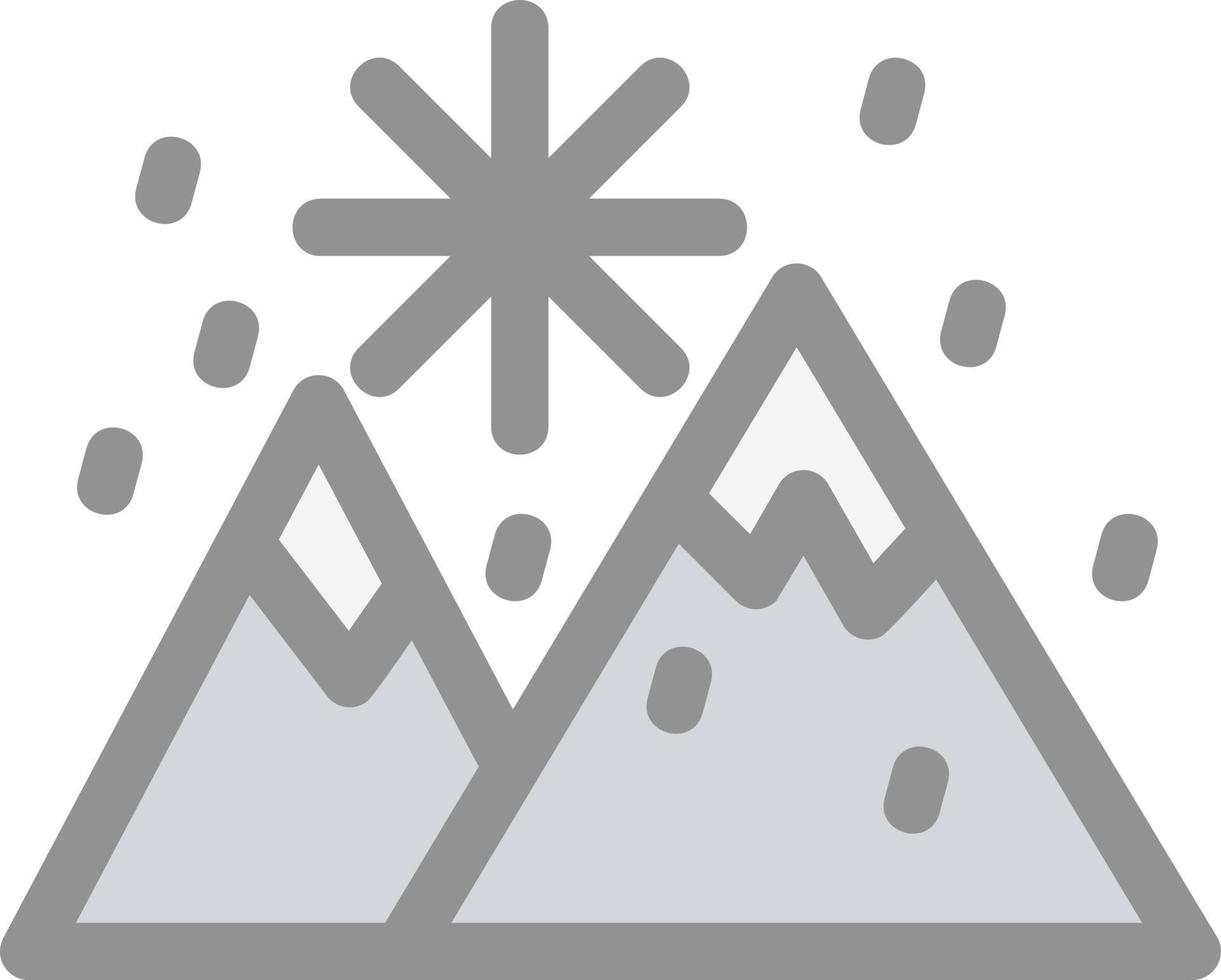 icono de glifo de paisaje nevado vector