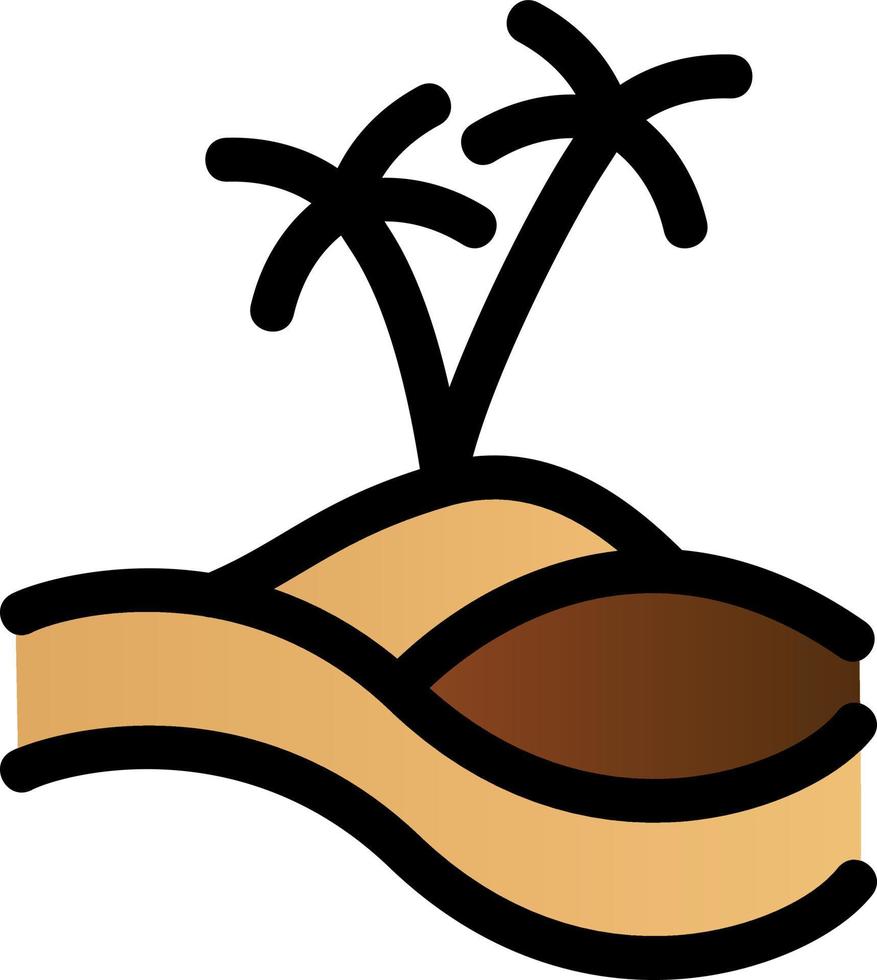 Pine Trees Landscape Glyph Icon vector