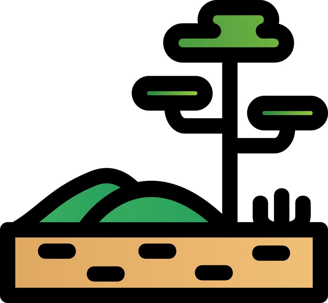 icono de glifo de sabana vector