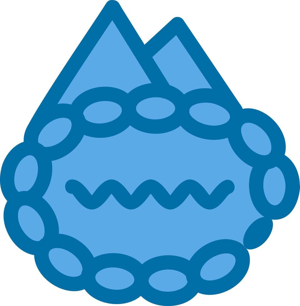 Hot Spring Landscape Glyph Icon vector