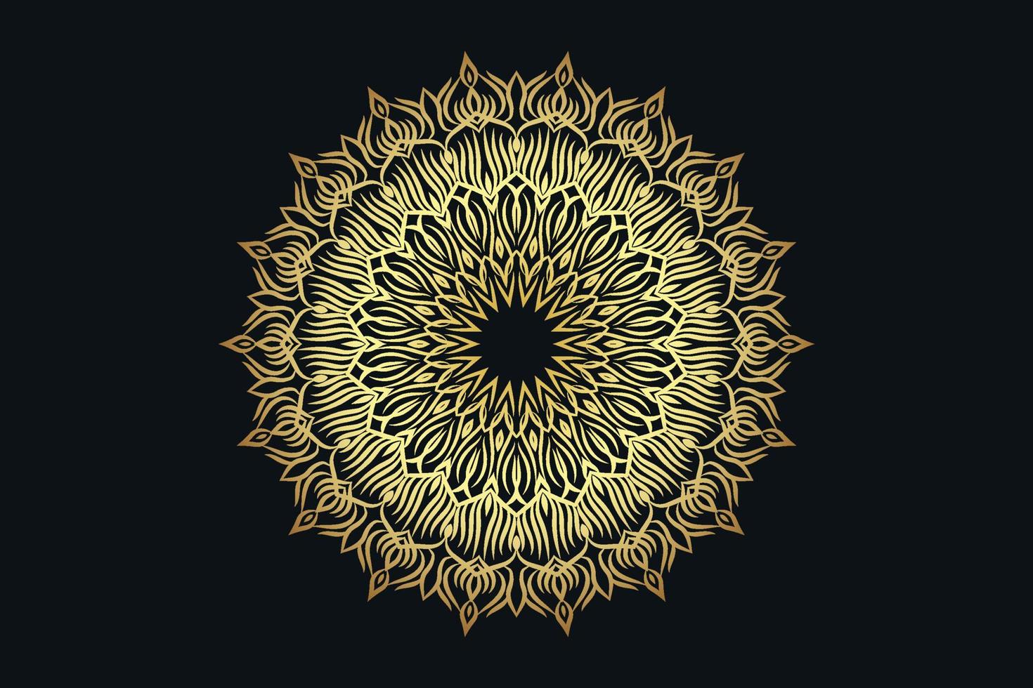 Luxury mandala design background vector