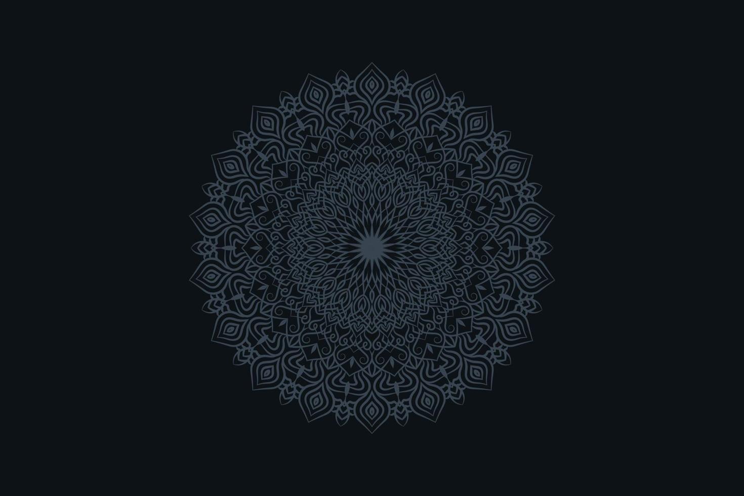 Elegant ethnic styled mandal islamic background  free vector