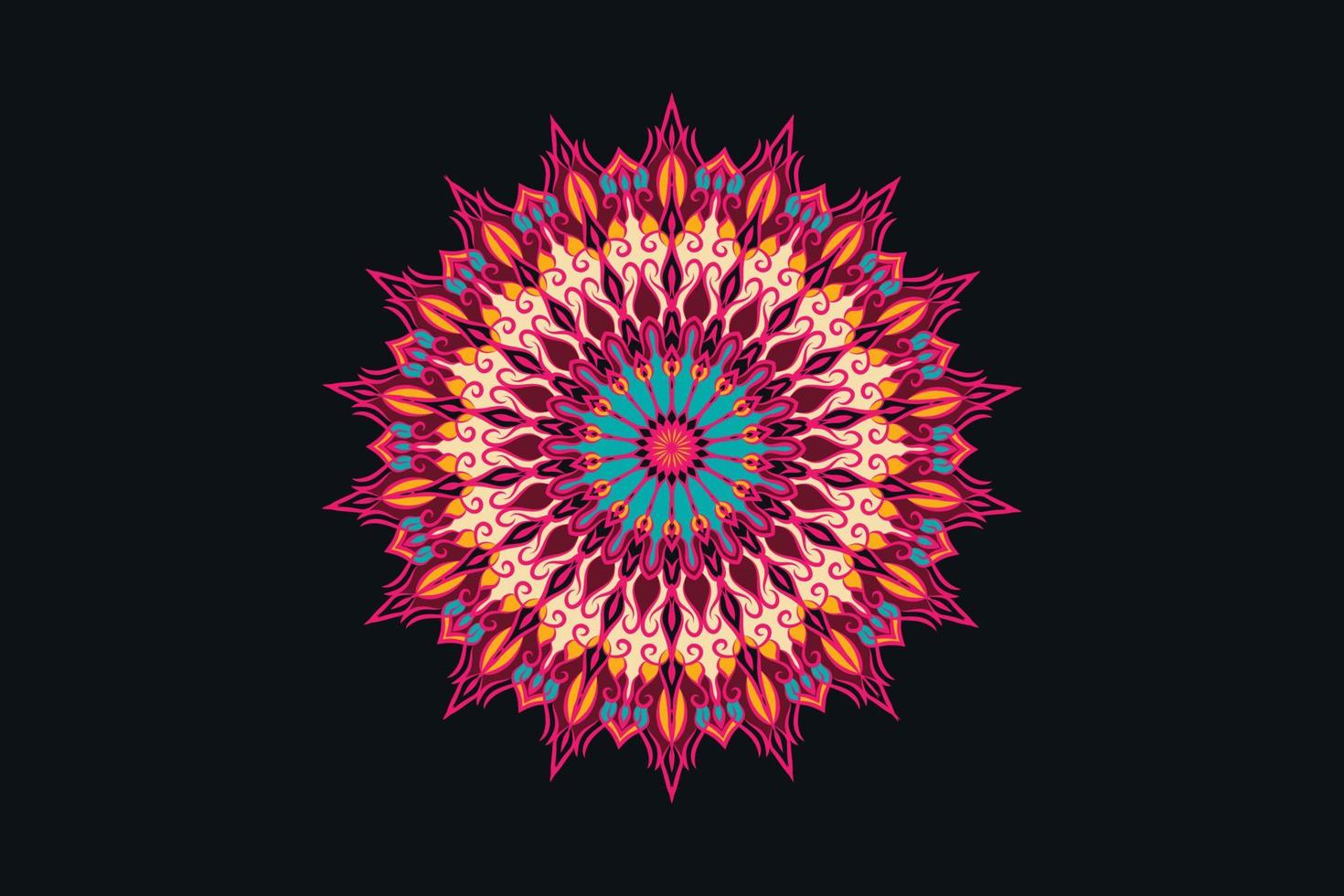 fondo de diseño de mandala ornamental de lujo pro vector