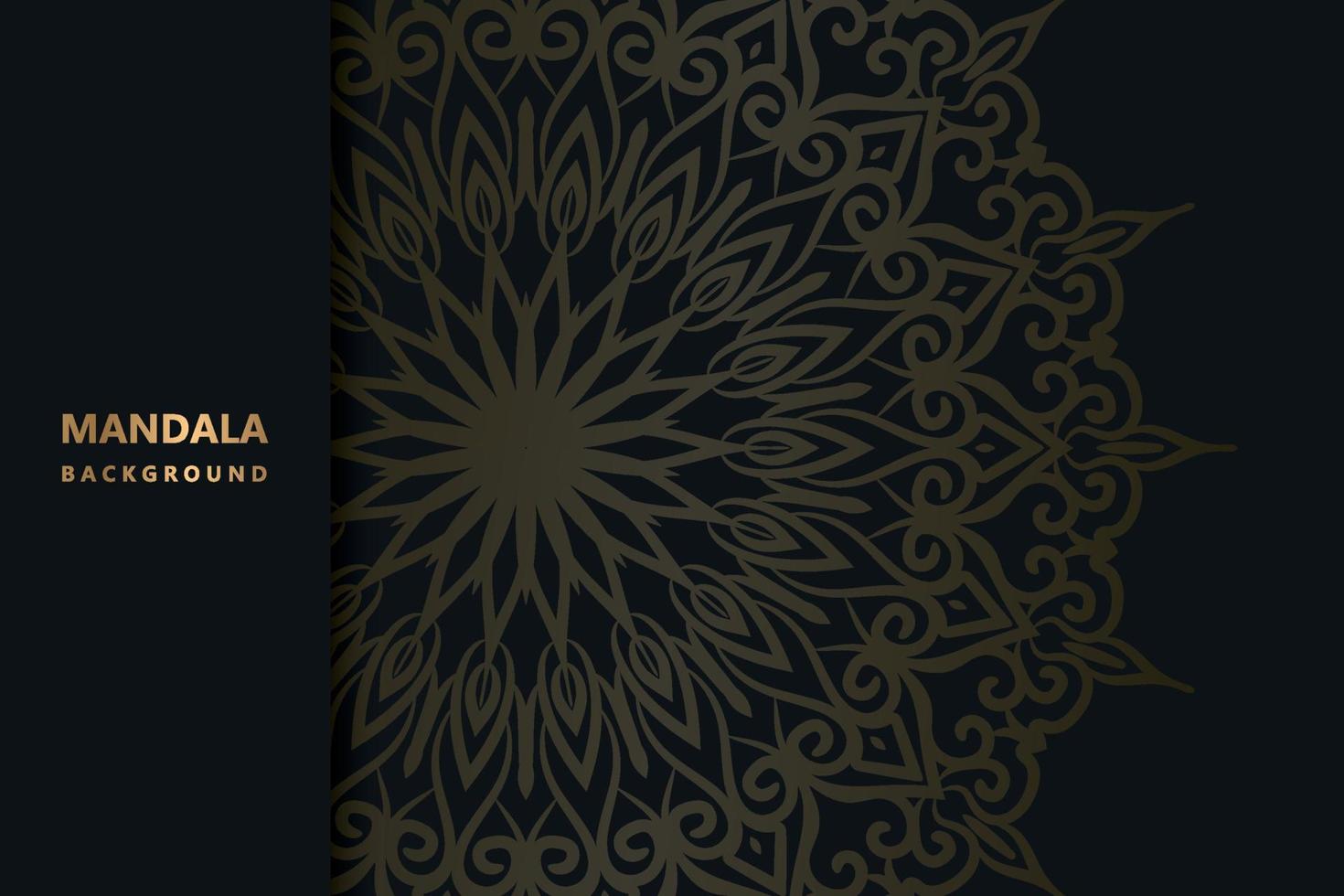 Elegant ethnic styled mandal islamic background  free vector
