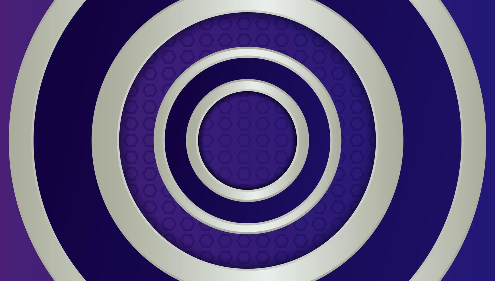 modern blue white circle line background with shadow vector
