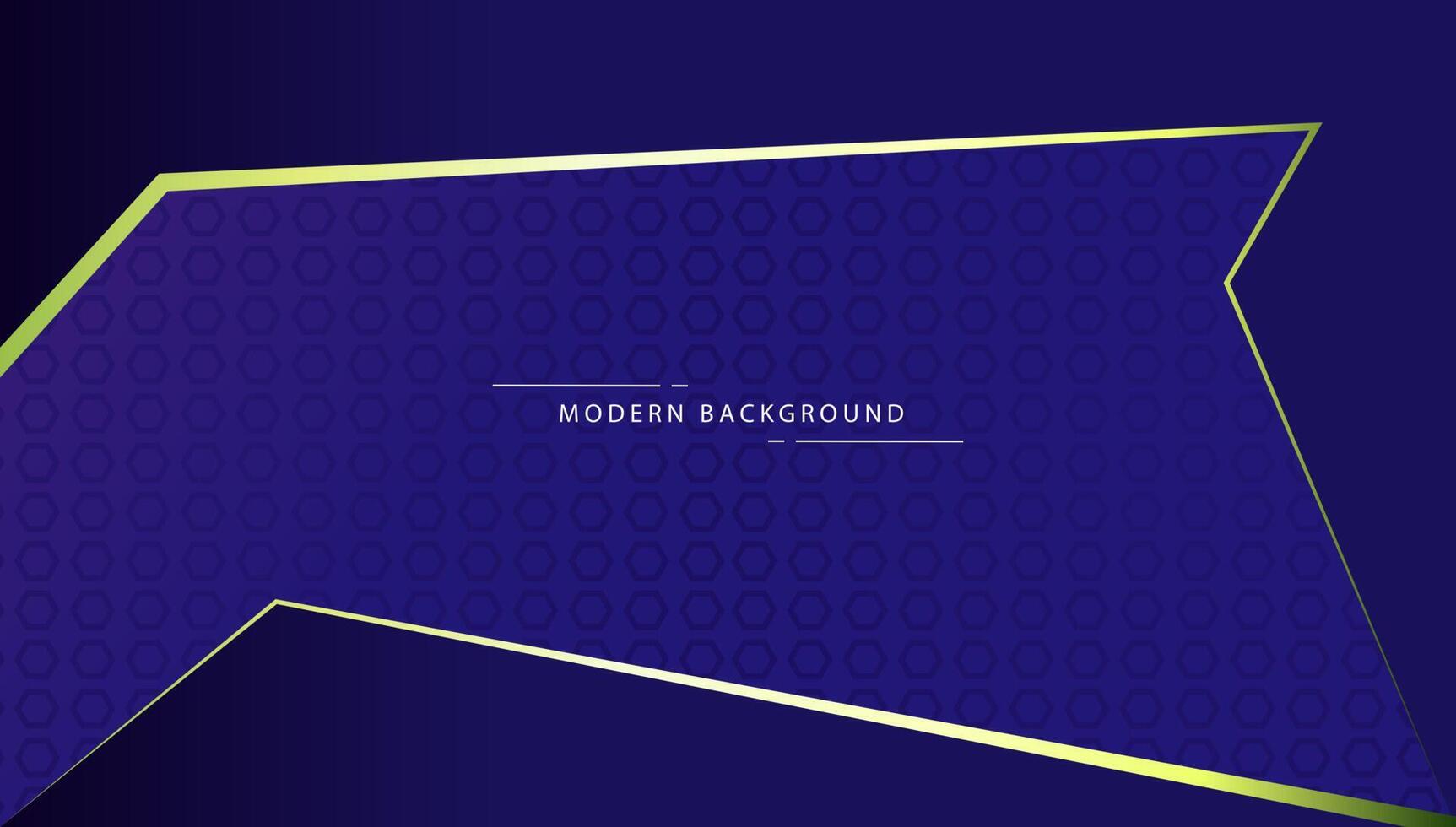 modern blue gold line background shape frame vector