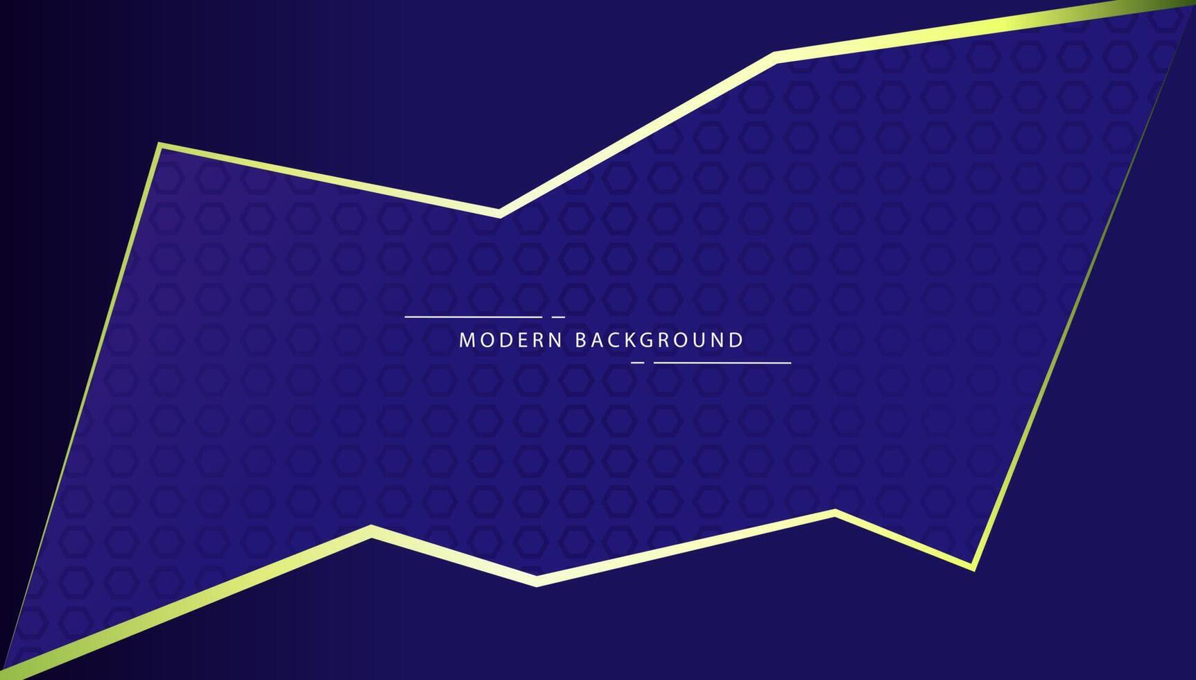 modern blue gold line background shape frame vector