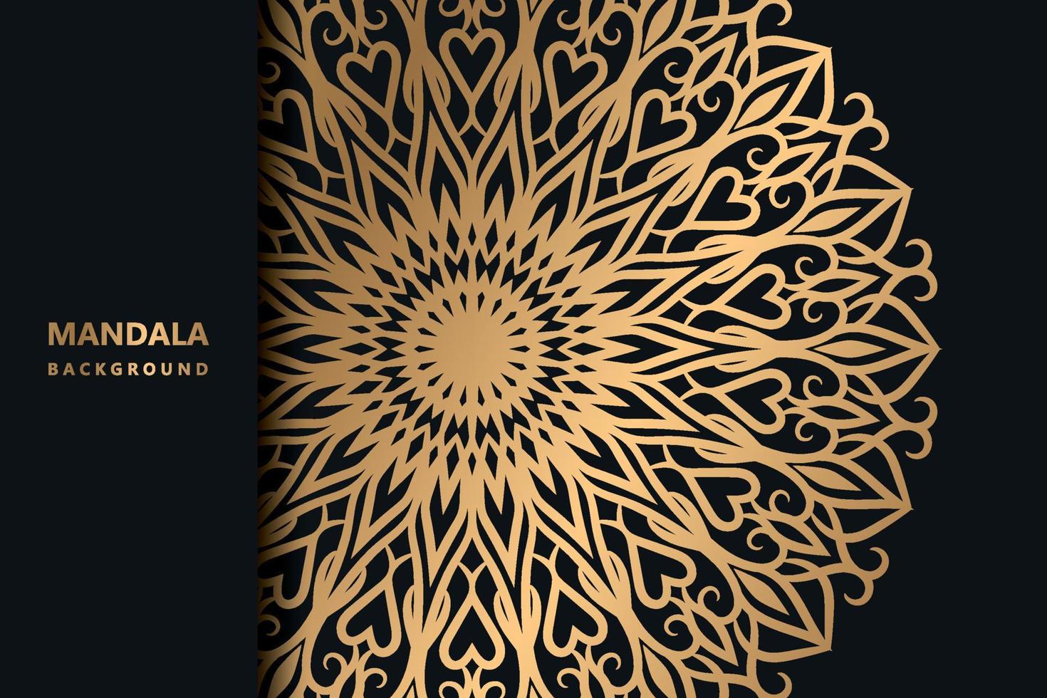 fondo de diseño de mandala ornamental de lujo pro vector