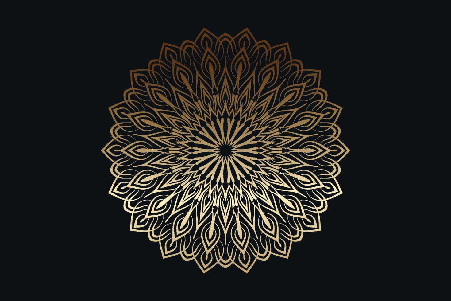 Luxury mandala design background vector