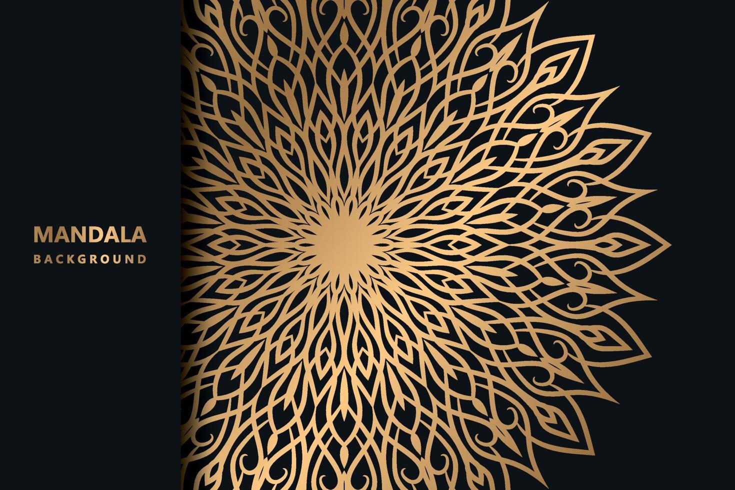 Luxury ornamental mandala design background pro vector