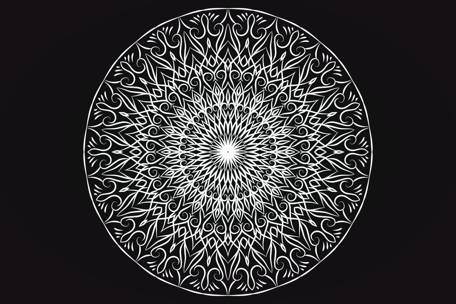 Mandala luxury background design pro vector