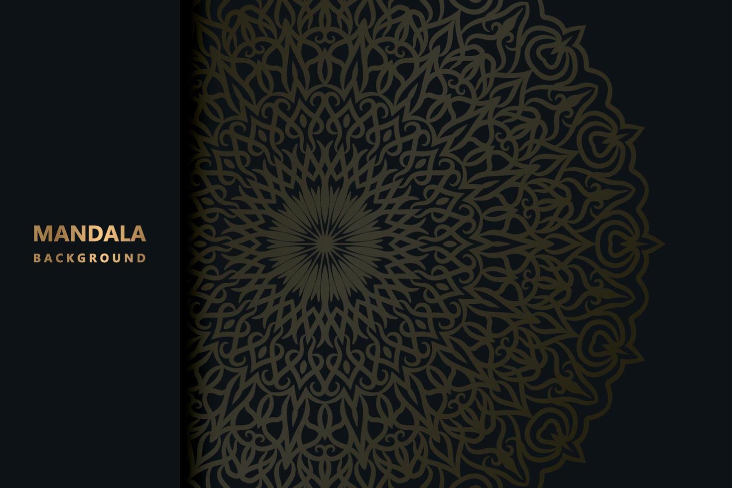 Elegant ethnic styled mandal islamic background  free vector