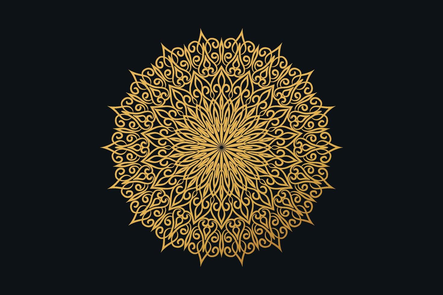 Luxury mandala design background vector