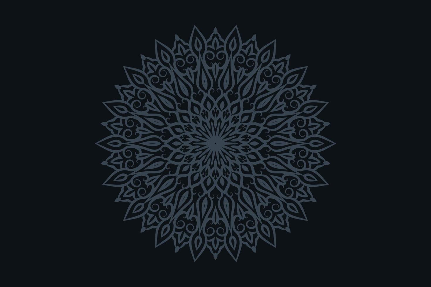 Elegant ethnic styled mandal islamic background  free vector