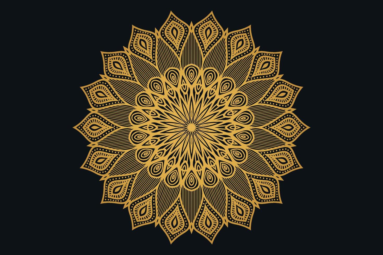 Luxury mandala design background free vector