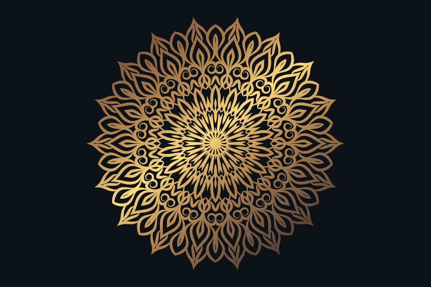 Luxury ornamental mandala design background pro vector