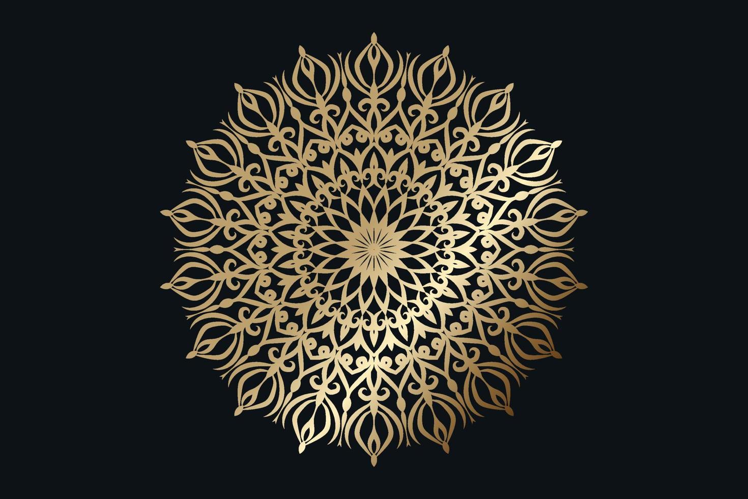 Elegant ethnic styled mandal islamic background  free vector