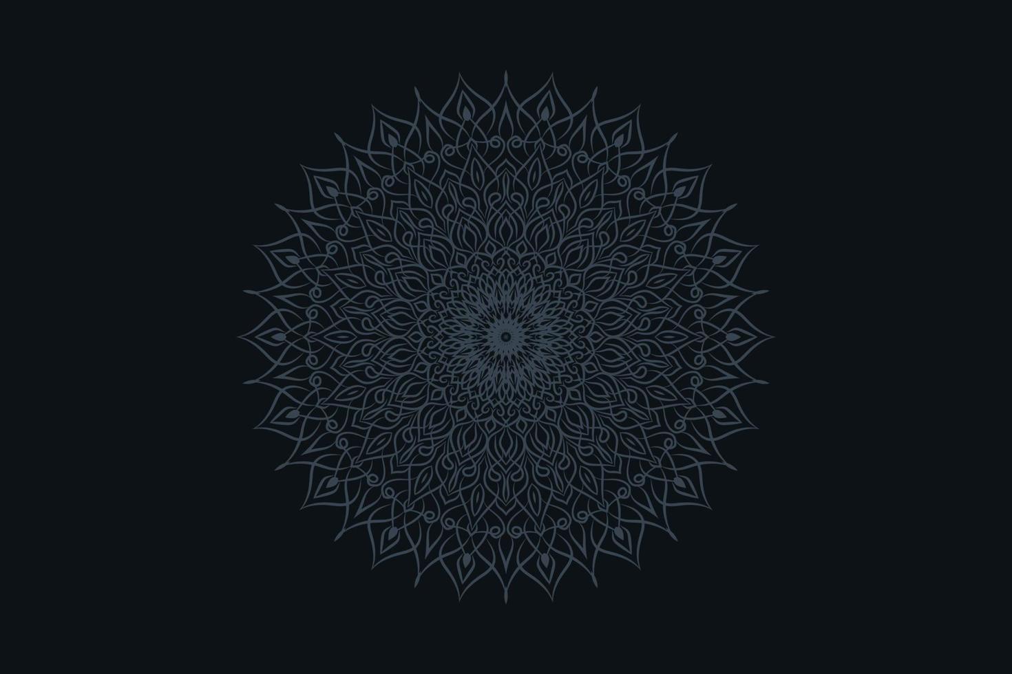 Elegant ethnic styled mandal islamic background  free vector