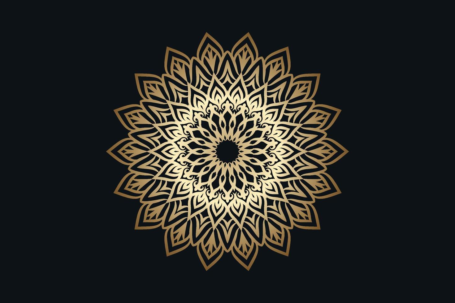Elegant ethnic styled mandal islamic background  free vector