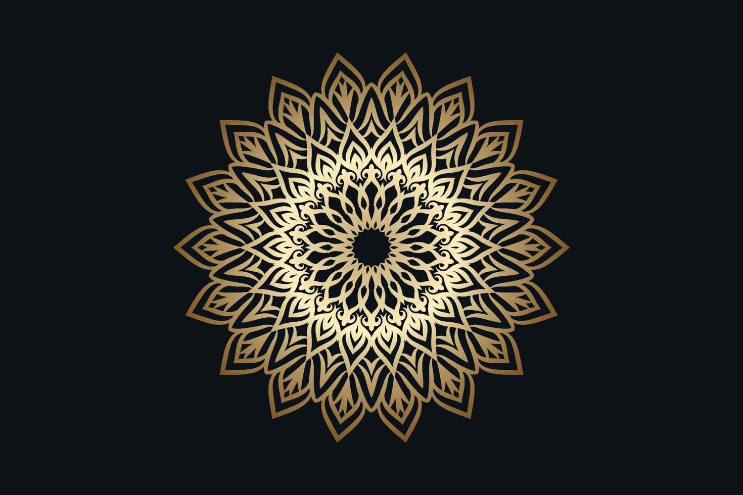 elegante estilo étnico mandala fondo islámico gratis vector