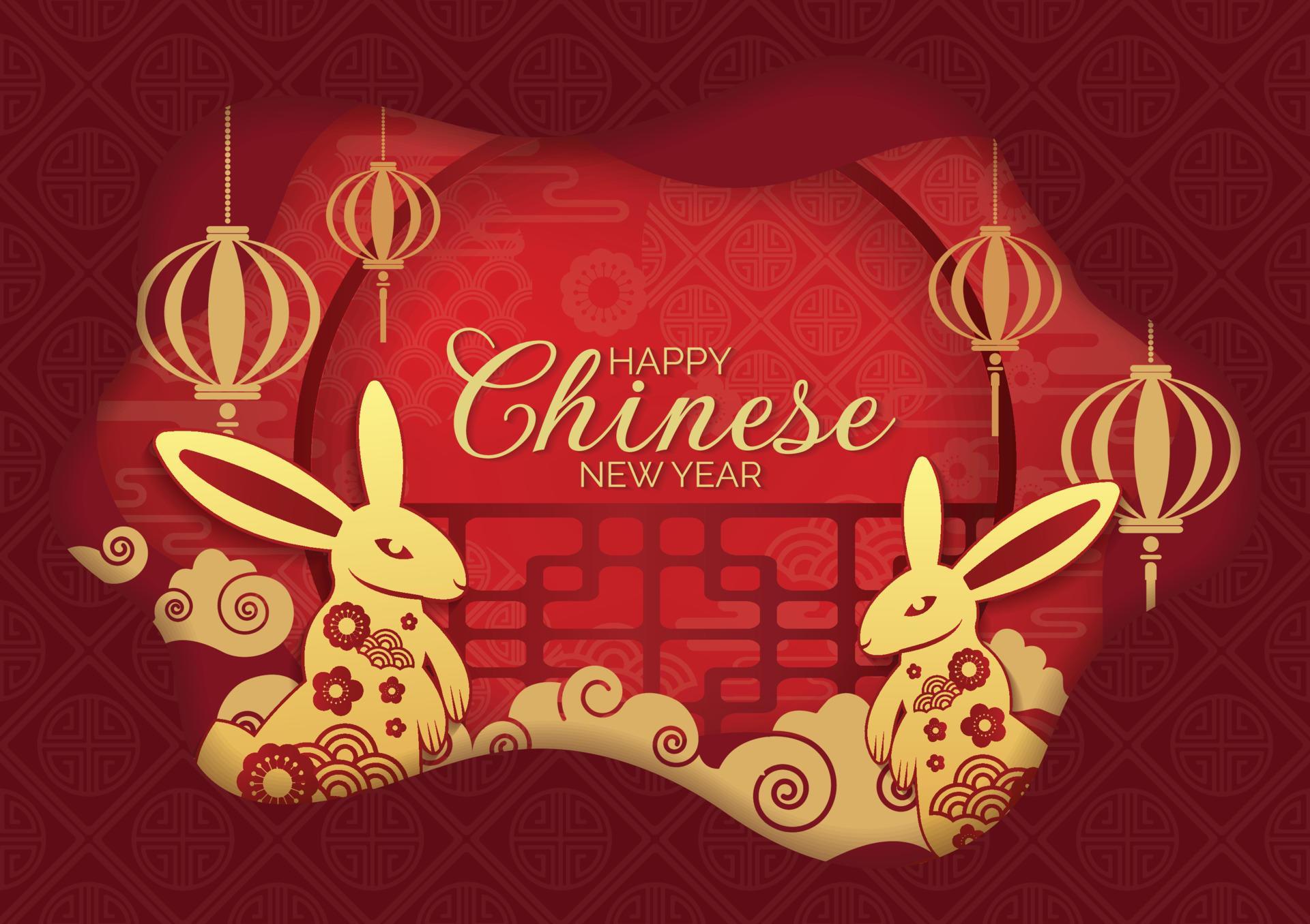 chinese new year rabbit photo