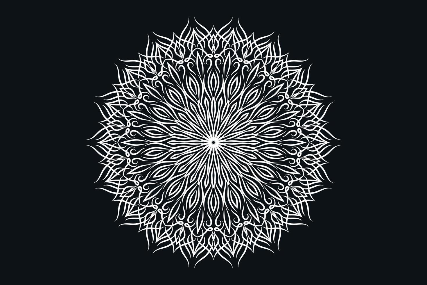 Luxury mandala design background vector