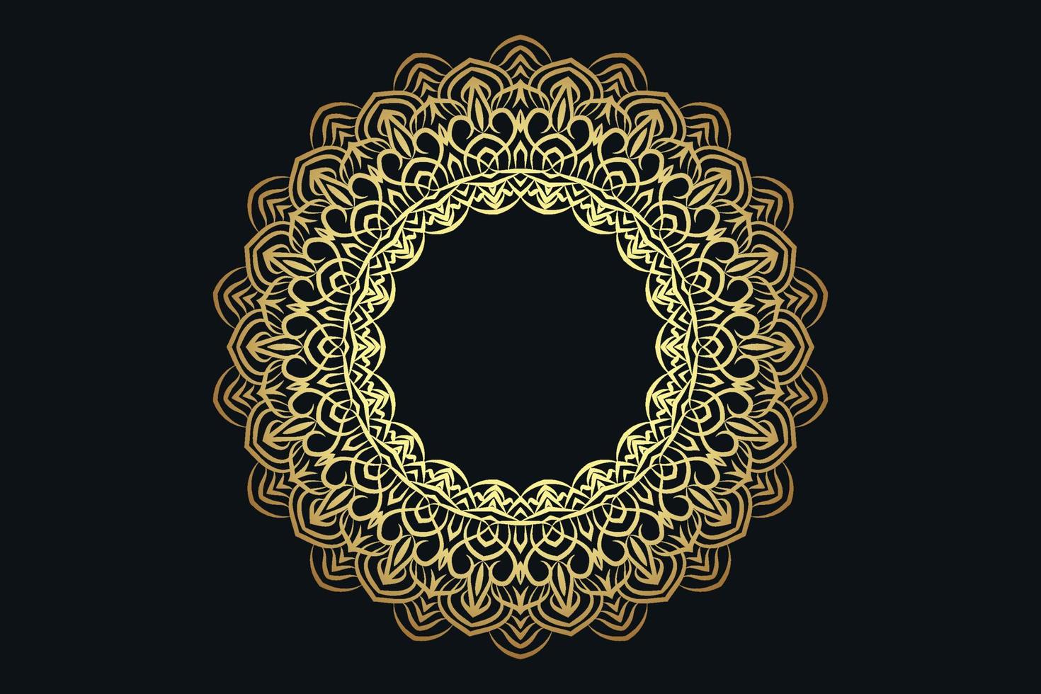 Luxury mandala design background free vector