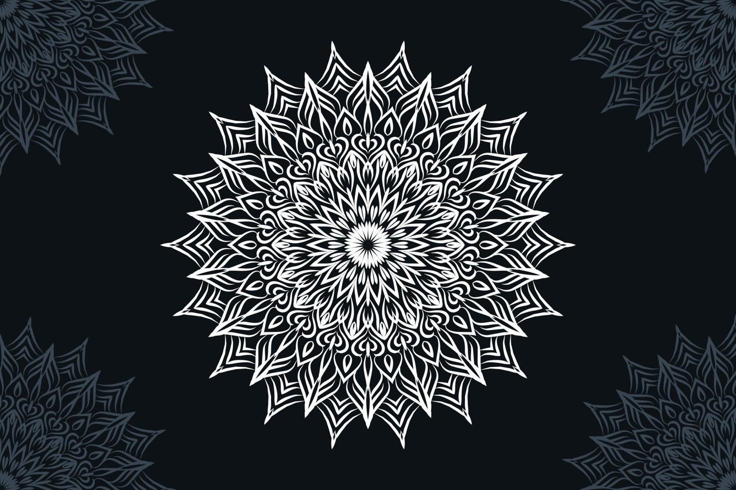 Mandala luxury background design pro vector