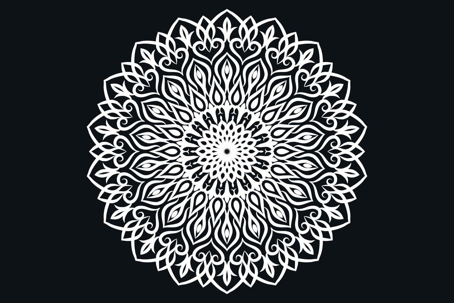 Mandala luxury background design pro vector