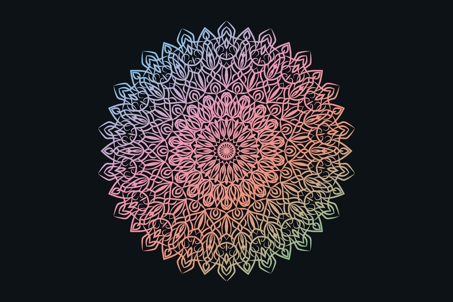 Luxury ornamental mandala design background pro vector
