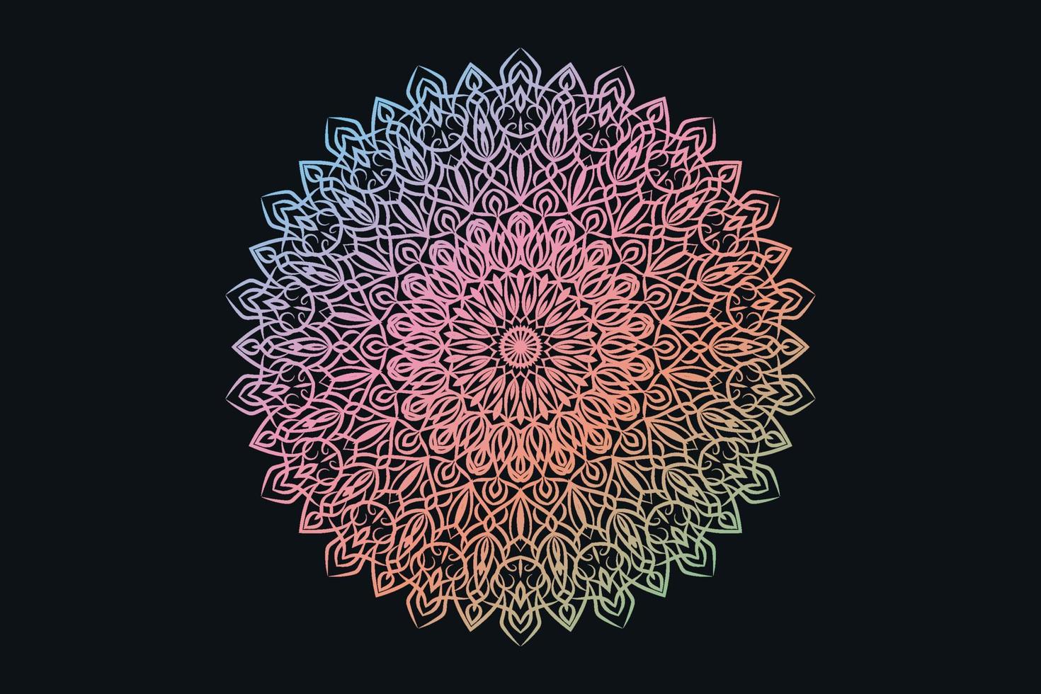 fondo de diseño de mandala ornamental de lujo pro vector