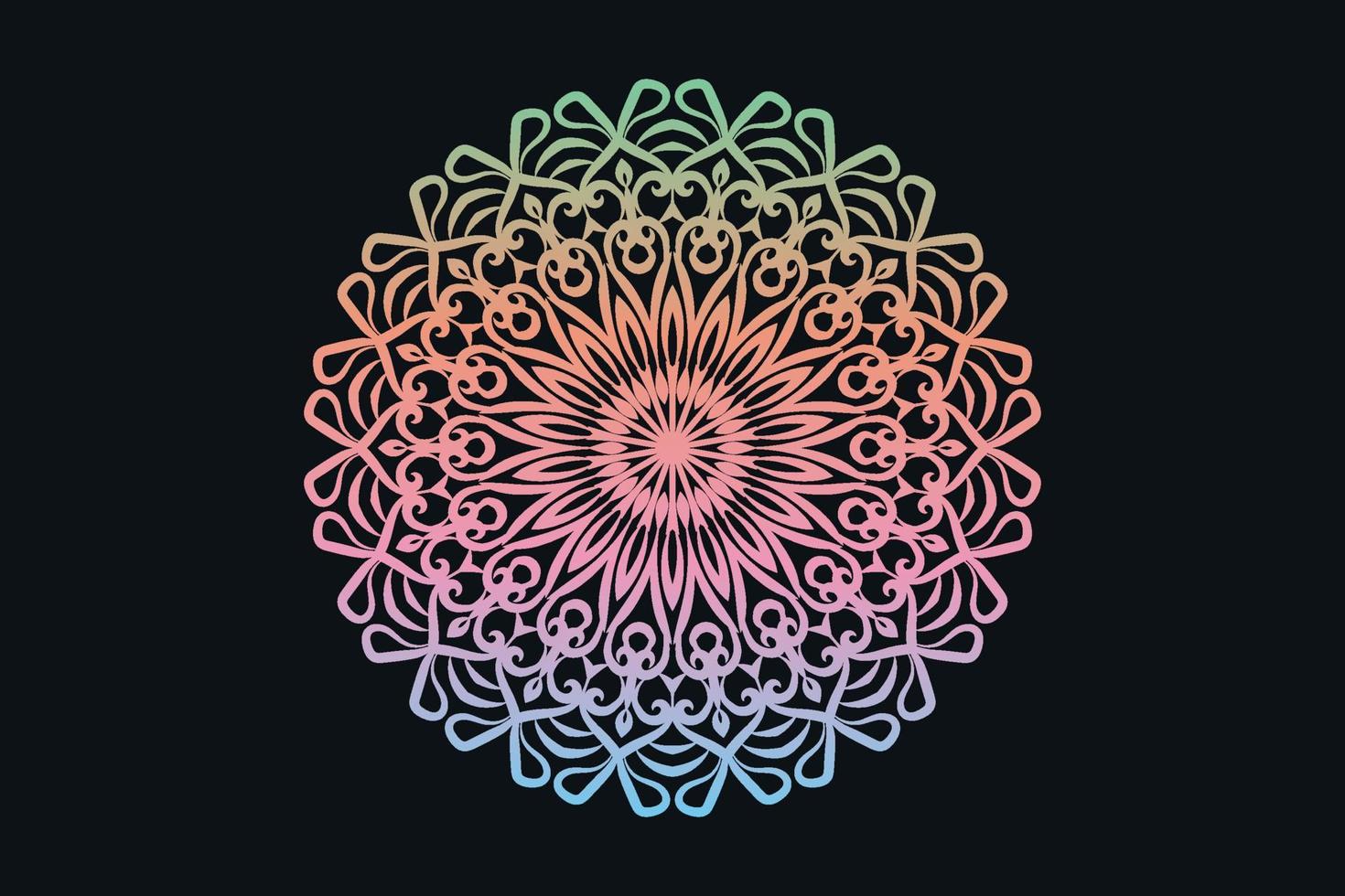 Luxury ornamental mandala design background pro vector