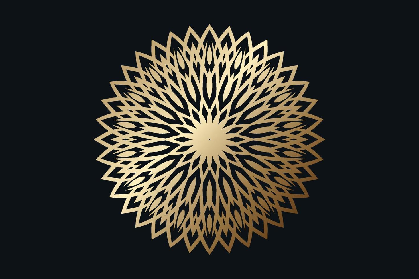 Elegant ethnic styled mandal islamic background  free vector