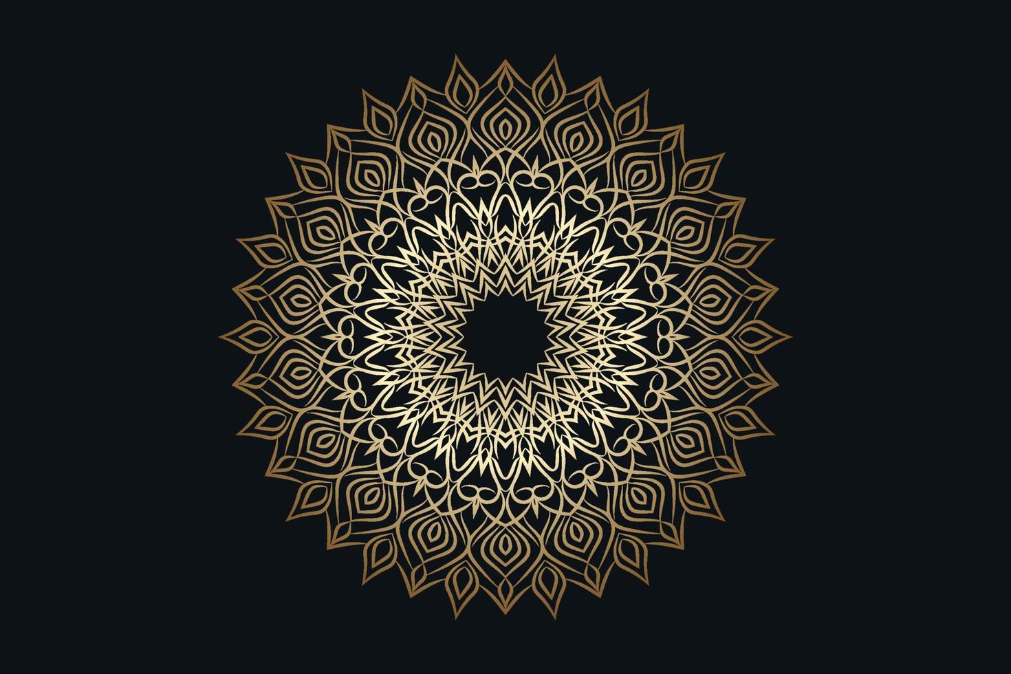 Elegant ethnic styled mandal islamic background  free vector