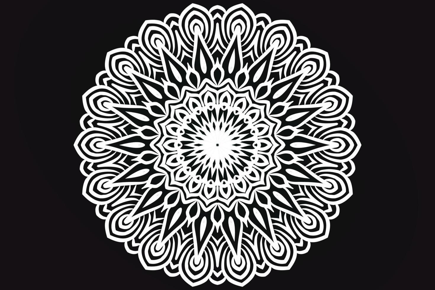 Luxury Mandala Design background free vector