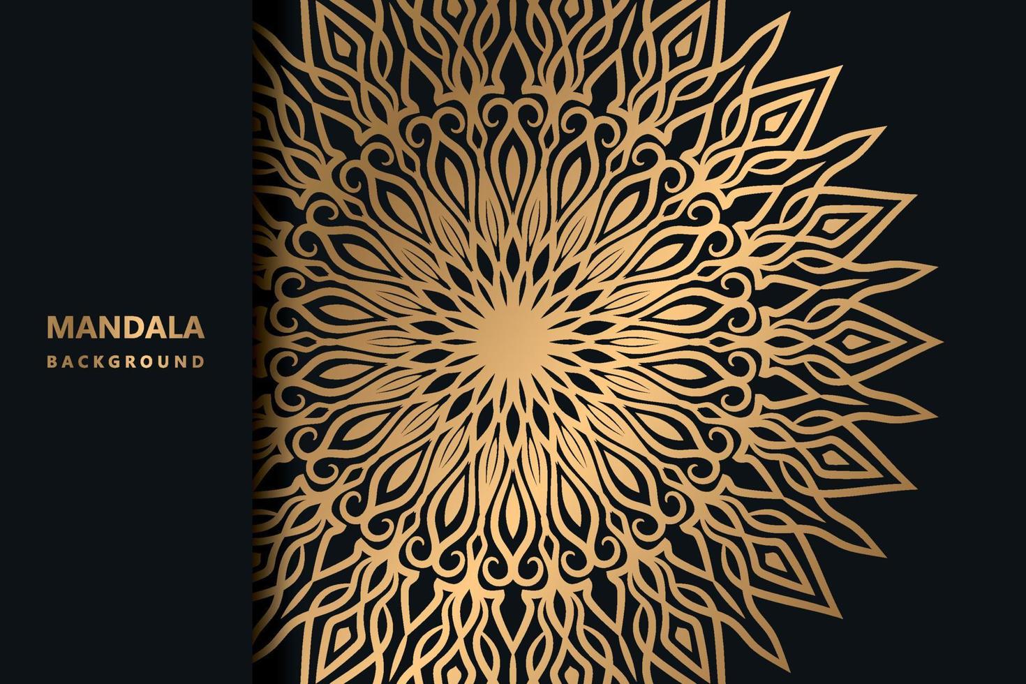 Elegant ethnic styled mandal islamic background  free vector