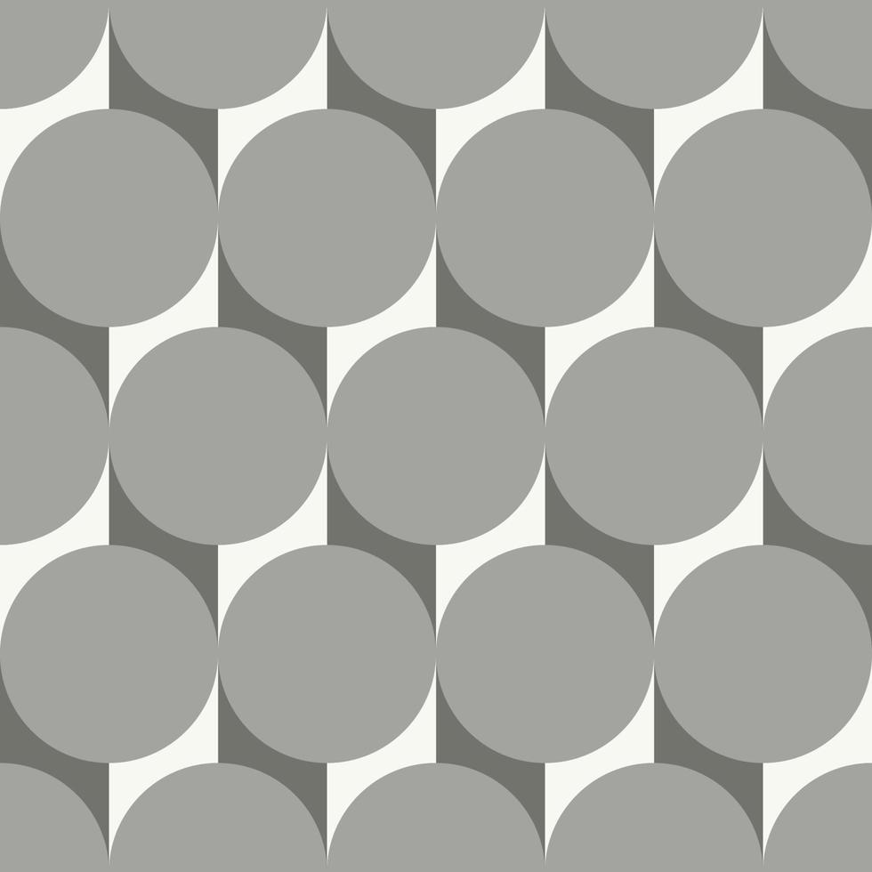 Abstract geometric pattern. Abstract geometric circle stripes pattern monochrome grey color seamless background. Use for fabric, textile, home decoration elements, upholstery, wrapping. vector
