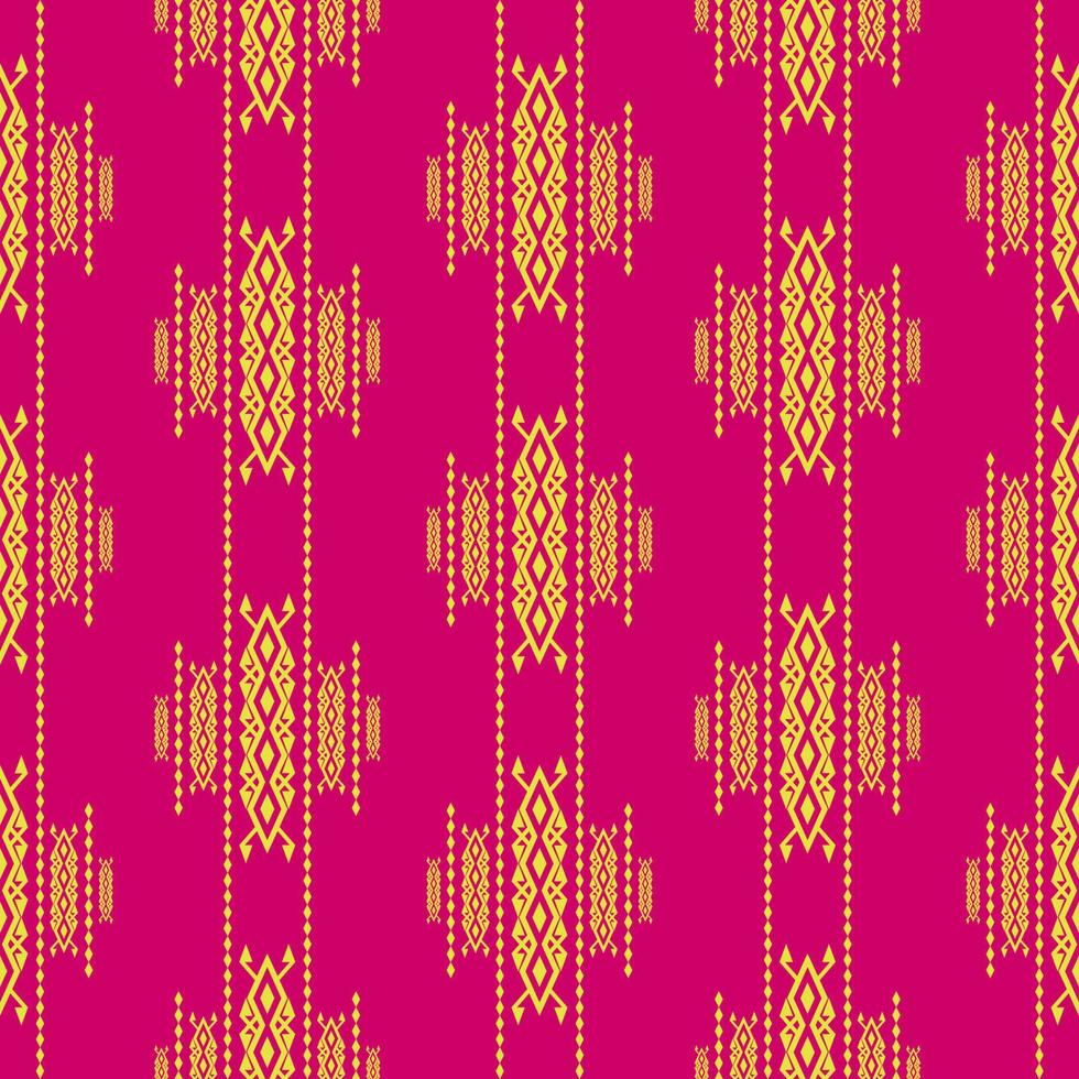 patrón colorido tradicional étnico azteca. color tradicional étnico tribal azteca forma geométrica abstracta sin fisuras de fondo. batik, diseño de patrones de superficie étnica sari para textiles. vector