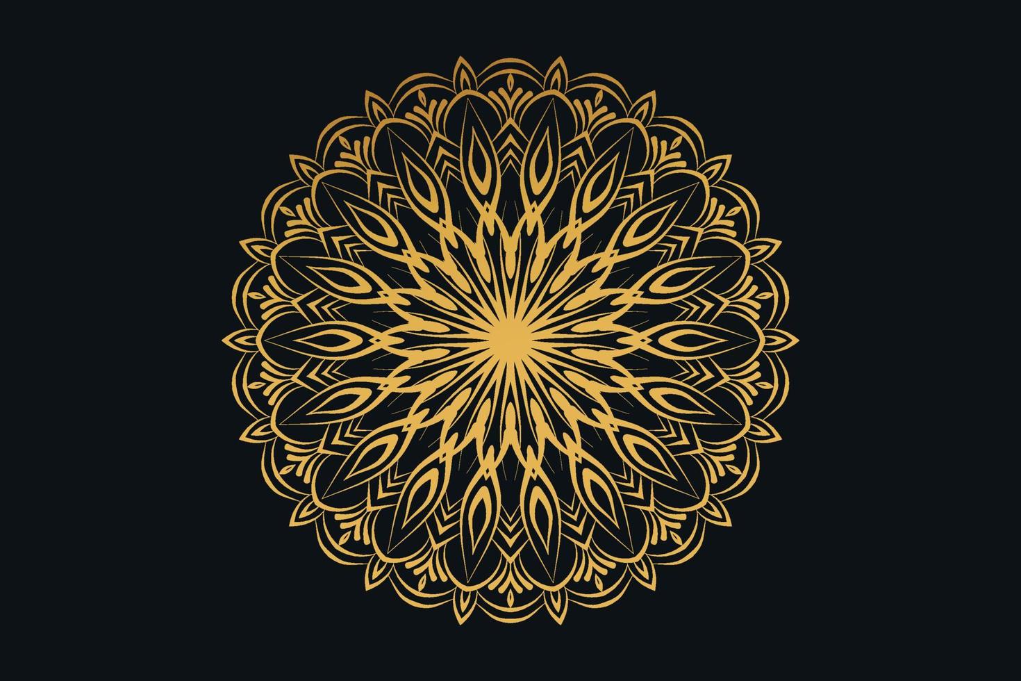Luxury mandala design background vector